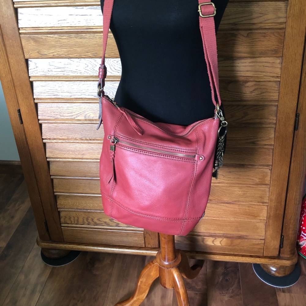 Fossil The Sak Burnt Red Purse
